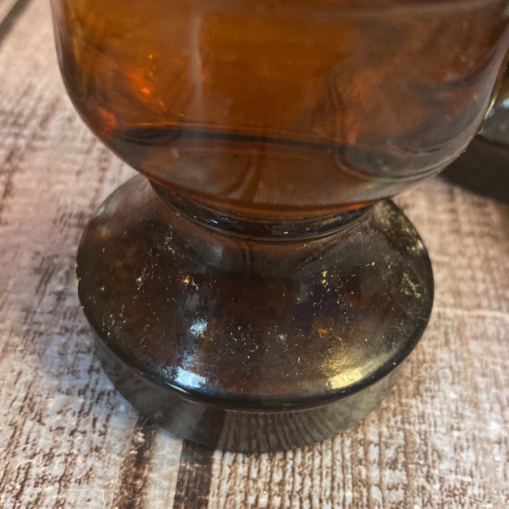 VINTAGE Avon  amber Decanter 'The King' TAI Winds After Shave & smart move horse - Picture 3 of 3